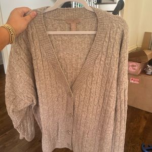 H&M button down cardigan